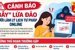Cảnh báo chiêu trò lừa đảo 'cấp tốc' Phiếu lý lịch tư pháp online
