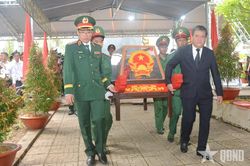 Khánh Hòa truy điệu, an táng 45 hài cốt liệt sĩ