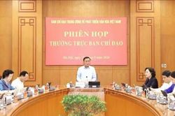 Thường trực Ban Bí thư Trần Cẩm Tú chủ trì Phiên họp Thường trực Ban Chỉ đạo Trung ương về phát triển văn hóa