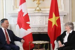 Tổng Bí thư, Chủ tịch nước Tô Lâm hội kiến với Toàn quyền Canada