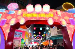 Rực rỡ sắc màu phố lồng đèn Chợ Lớn