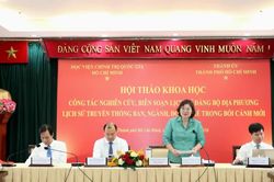 Nâng cao chất lượng biên soạn, tuyên truyền và giáo dục lịch sử Đảng