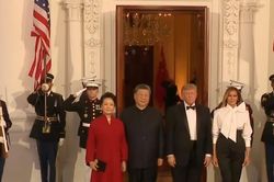 Tổng thống Mỹ Donald Trump chủ trì tiệc tối cấp nhà nước đón Chủ tịch Trung Quốc Tập Cận Bình cùng dàn lãnh đạo công nghệ