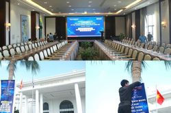 Không khí khẩn trương trước giờ khai mạc Diễn đàn Tổng Biên tập lần thứ 8