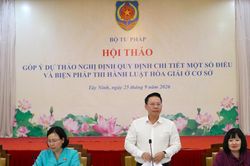 Hoàn thiện quy định, nâng cao hiệu quả hòa giải ở cơ sở