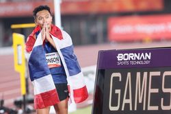 'Tia chớp' Thái Lan liên tiếp phá kỷ lục ASIAD, giành HCV lịch sử chạy 100m
