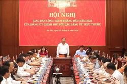 Hội nghị giao ban công tác 9 tháng năm 2026 của Đảng ủy Chính phủ