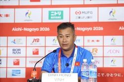 HLV Đinh Hồng Vinh đánh giá cao bản lĩnh của các cầu thủ trẻ U23 Việt Nam