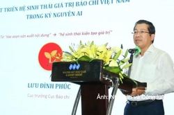 Cục trưởng Cục Báo chí Lưu Đình Phúc: AI không thể thay thế năng lực, trách nhiệm của người làm báo