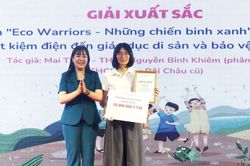 Trao giải cuộc thi Giáo dục di sản và bảo vệ môi trường