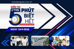 Điểm tin '5 phút biết hết' sáng 25-9: Đại lộ Nguyễn Hữu Cảnh đã bàn giao gần 79% mặt bằng
