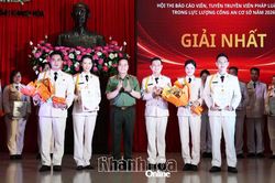 Hội thi Báo cáo viên, tuyên truyền viên pháp luật giỏi trong lực lượng công an cơ sở năm 2026