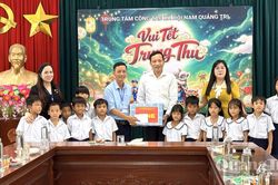 Thăm, tặng quà Trung thu cho các em thiếu nhi tại Trung tâm Công tác xã hội Nam Quảng Trị và xã Vĩnh Định