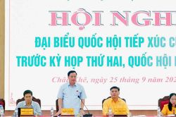 Giải quyết kiến nghị cử tri theo thẩm quyền, xác định lộ trình cụ thể