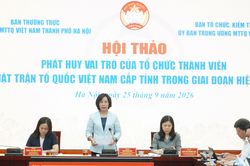 Ph&aacute;t huy vai tr&ograve; tổ chức th&agrave;nh vi&ecirc;n MTTQ Việt Nam cấp tỉnh