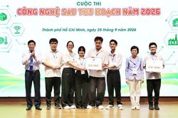 Nhóm sinh viên Trường Đại học Công Thương Thành phố Hồ Chí Minh đạt giải nhất Cuộc thi Công nghệ sau thu hoạch năm 2026