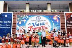 'Vui Tết Trung thu' ấm áp tại Trường Tiểu học và THCS Lương Yên
