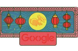 Đón Tết Trung thu năm 2026, Google Doodle đổi ảnh đại diện chú thỏ cung trăng