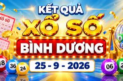 XSBD 25/9 - Kết quả xổ số Bình Dương hôm nay 25/9/2026 - XSBD ngày 25 tháng 9