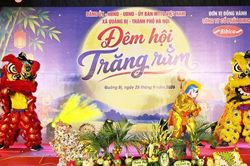 Rộn ràng đêm hội Trăng Rằm tại xã Quảng Bị