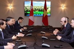 [Ảnh] Tổng Bí thư, Chủ tịch nước Tô Lâm tiếp Hiệu trưởng Trường đại học Concordia của Canada
