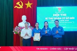 Bí thư Đoàn xã Cẩm Bình giành giải nhất Hội thi Bí thư Đoàn cơ sở giỏi Hà Tĩnh lần thứ II