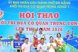 Hội thao Khối thi đua Cơ quan Trung ương 1: Chi nhánh Ngân hàng Chính sách xã hội thành phố Đà Nẵng giành giải Nhất toàn đoàn