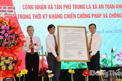 Tân Phú Trung đón nhận Quyết định công nhận xã An toàn khu
