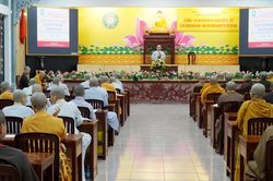 59 Tăng Ni giảng sinh Lớp Cao - Trung cấp giảng sư trình bày bài thi tốt nghiệp