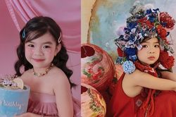 Con gái Trung Ruồi khoe vẻ đáng yêu, thần thái chuẩn mẫu nhí