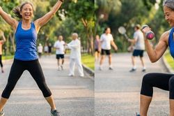 Người trên 50 tuổi nên tập cardio hay tập tạ để giảm cân?