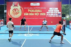 Kịch tính các trận chung kết hạng mục Phong trào tại Giải Pickleball Báo Văn Hóa năm 2026