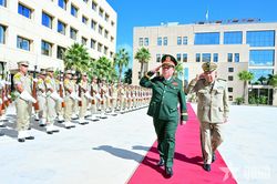 Lễ đón Đại tướng Nguyễn Trọng Nghĩa thăm chính thức Cộng hòa Algeria dân chủ và nhân dân