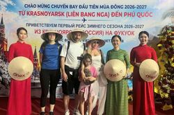 Phú Quốc đón chuyến bay thẳng đầu tiên từ Krasnoyarsk (Nga)