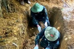 Tìm thấy hài cốt liệt sĩ ở vùng núi TP. Huế