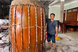 Làng trống hơn 200 năm tuổi ở Đà Nẵng làm trống khổng lồ, có chiếc giá gần nửa tỷ đồng
