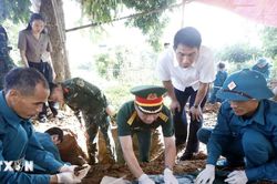 Khai quật, cất bốc hài cốt liệt sỹ ở Sơn La từ nguồn tin nhân dân