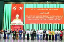 Hậu phương đồng hành cùng cán bộ, chiến sĩ Đội K74