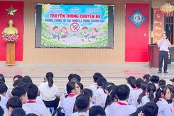 Khánh Hòa: Truyền thông phòng, chống tác hại thuốc lá cho gần 600 học sinh