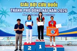 Phường Trấn Biên chiến thắng áp đảo tại Giải Bơi cứu đuối thành phố Đồng Nai