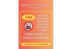 Quyết liệt bài trừ thuốc lá điện tử, thuốc lá nung nóng