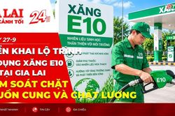 Toàn cảnh Gia Lai 24h: Triển khai lộ trình sử dụng xăng E10 tại Gia Lai, kiểm soát chặt nguồn cung và chất lượng