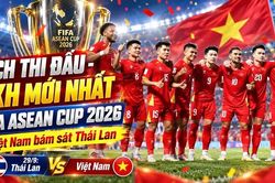 Lịch thi đấu, BXH FIFA ASEAN Cup 2026 mới nhất: Việt Nam bám sát Thái Lan