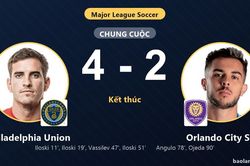 Hạ Orlando City SC, Philadelphia Union vươn lên thứ 6 và cùng bại tướng vào vòng 1/16