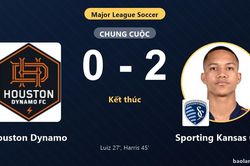 Thua Sporting Kansas City 0-2, Houston Dynamo vẫn cùng đối thủ giành vé vào vòng 1/16