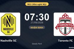 Nhận định Nashville SC vs Toronto FC: Điểm tựa từ thành tích đối đầu