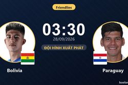 TRỰC TIẾPTrực tiếp Bolivia vs Paraguay: Trận đấu đang diễn ra
