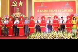 Khánh thành 4 công trình do PVEP tài trợ tại xã Dân Chủ