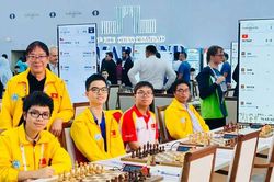 Cờ vua Việt Nam giành huy chương vàng nhóm B tại Olympiad 2026