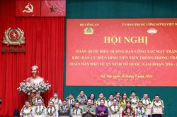 Mỗi khu dân cư bình yên là một viên gạch xây nên xã hội kỷ cương, an toàn